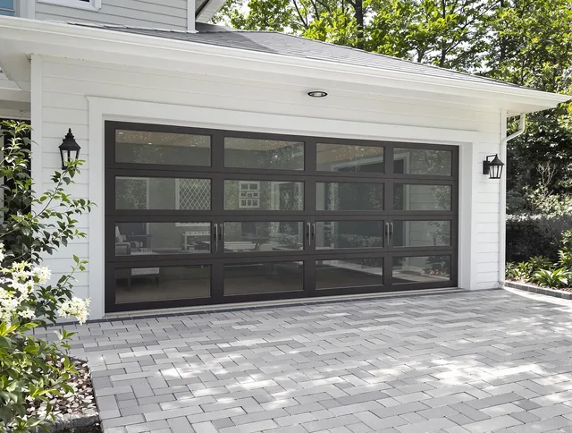 Mahoning Garage Door Repair design specialist presenting custom garage door options to Mahoning homeowner