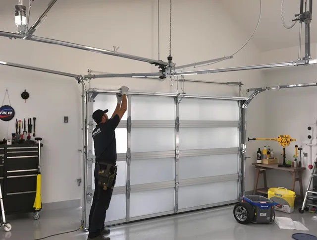 Mahoning Garage Door Repair certified team performing precision garage door installation in Mahoning