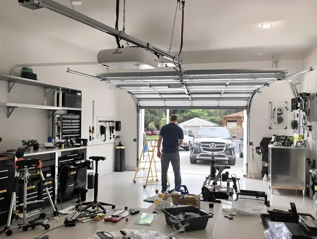 Garage door opener installation by Mahoning Garage Door Repair in Mahoning
