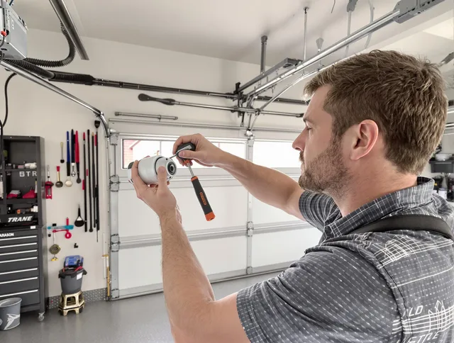 Garage door opener repair service by Mahoning Garage Door Repair in Mahoning